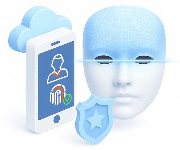 Image showing contactless capture technology for biometric identification.